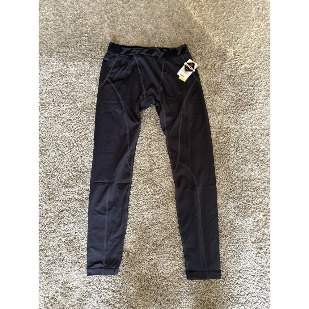 Tesla TSLA Overheat Base Layer Pants Size Large Black Brand New NWT